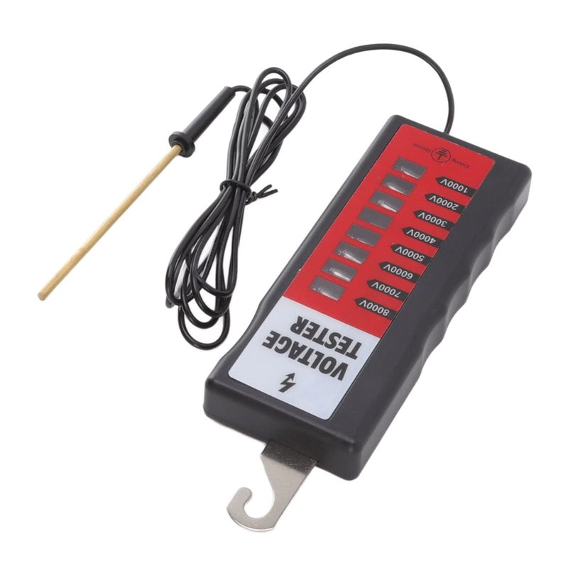 Portable Neon Fence Tester 1000V to 8kV with LCD Display and Copper Probe - Image 5