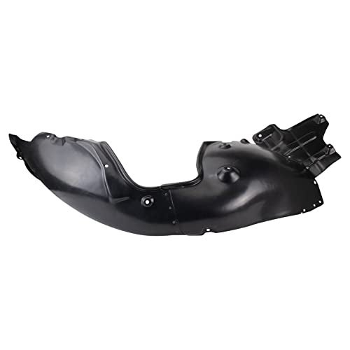 TRQ Front Left Inner Fender Liner Black Drivers Side Compatible with 2017 Genesis G80 2015-2016 Hyundai HY1248175 - Image 1