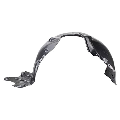 TRQ Front Left Inner Fender Liner Black Drivers Side Compatible with 2017 Genesis G80 2015-2016 Hyundai HY1248175 - Image 3