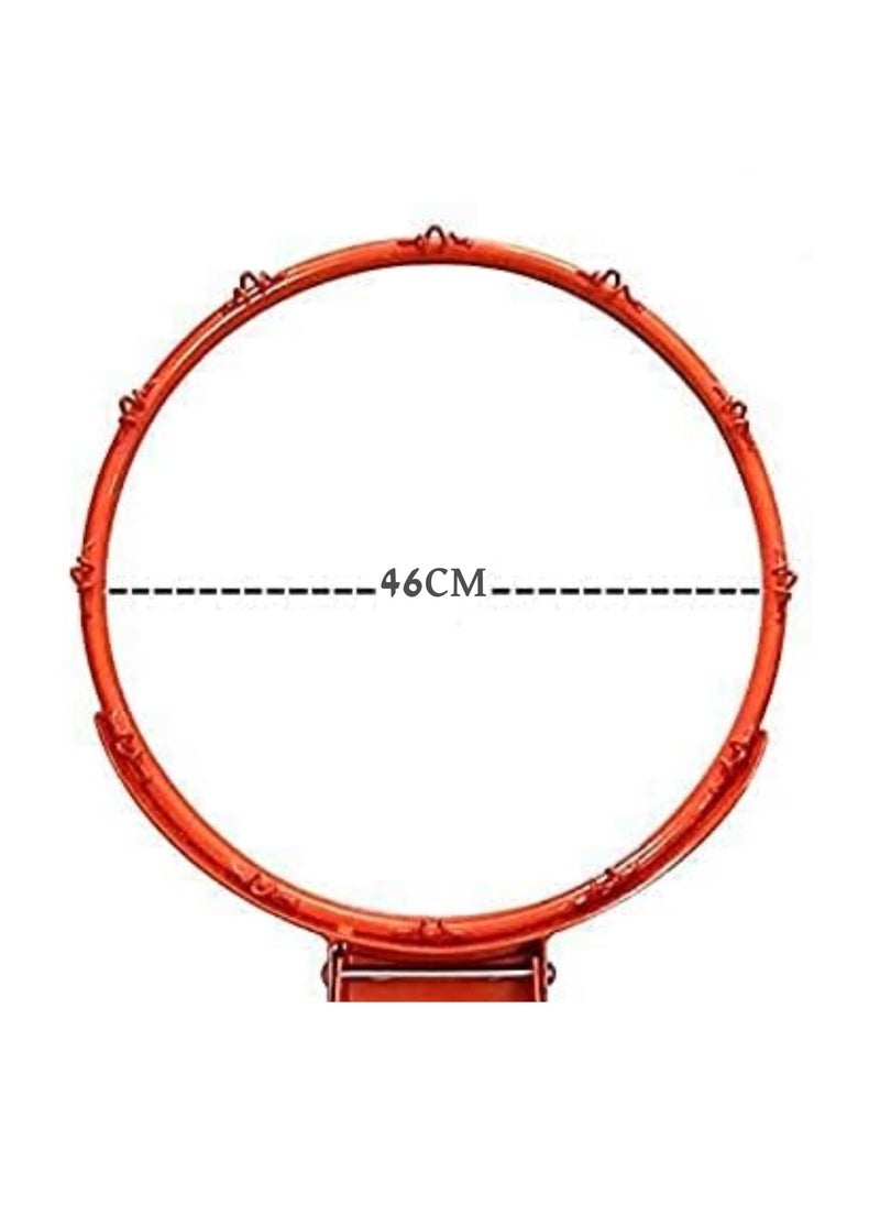 Generic - Basketball Set with Flexible Metal Basketball Hoop and Net - Image 1
