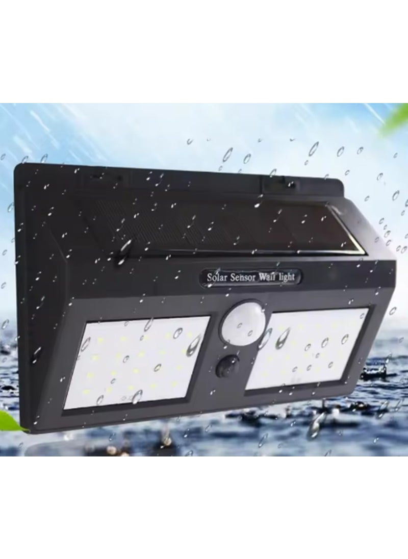 Gaman - 14616 Solar Powered Wall Mounted Solar White Light Lighting with Motion Sensor 3 Modes 40 LEDs - Image 1