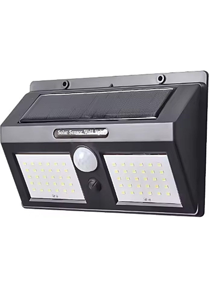 Gaman - 14616 Solar Powered Wall Mounted Solar White Light Lighting with Motion Sensor 3 Modes 40 LEDs - Image 1