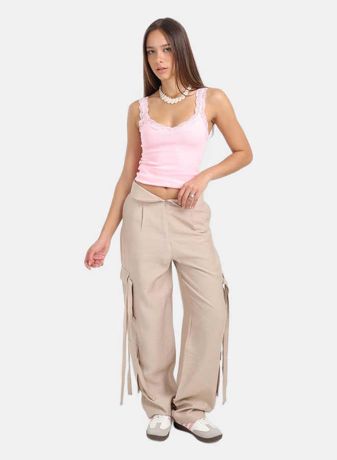 Carina Turn Down Cargo Pants - Image 5