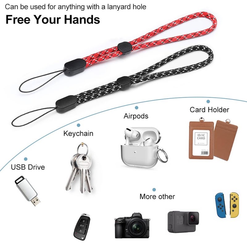 Limvory Cell Phone Lanyard, 5 Pack Adjustable Phone Wrist Strap with 5 Pack Tether Tab fit iPhone and Most Cell Phones - Image 5
