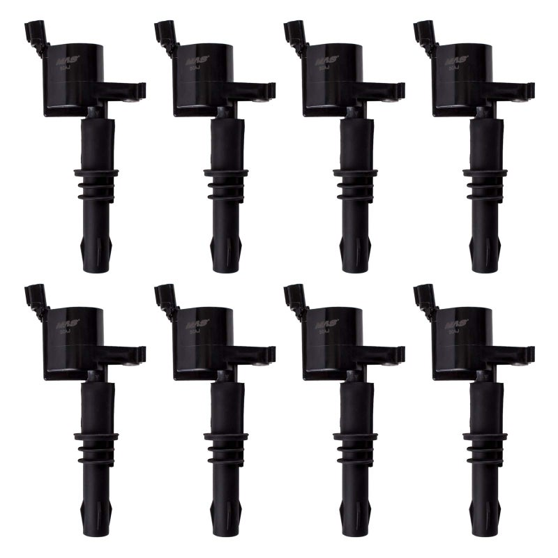 MAS Set of 8 Straight Boot Ignition Coils Pack Compatible with Ford F150 F250 Super Duty Explorer Expedition Lincoln Mercury 46L 54L 68L Replacement for DG511 C1541 FD508