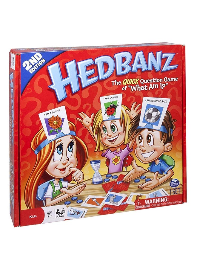 Spin Master Games HedBanz Quick Question Guessing Game 6039874 27.2x26.8x4.8cm - Image 1