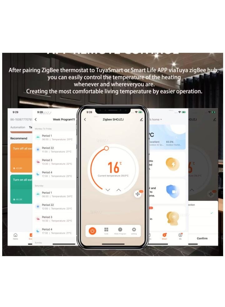 ZigBee Digital Display Smart Temperature Controller - Image 3
