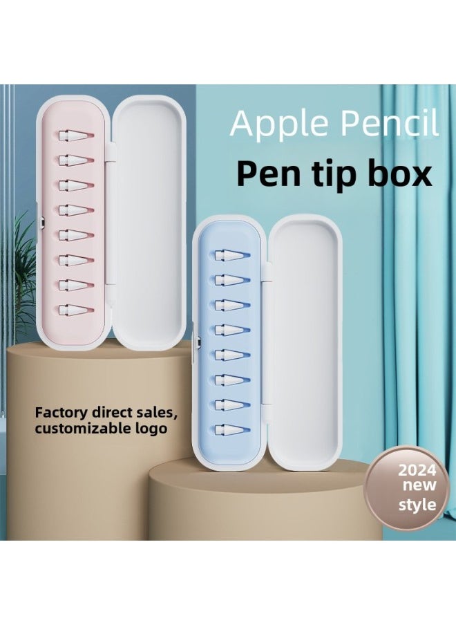 Generic - For Applepencil Nib Storage Box Universal Nib Box Apple 1/2/USB-C/Pro Generation Nib Box-Color:Pink (pack Of 8) Including Color Box - Image 1