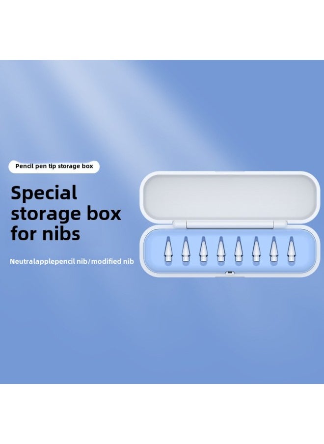 Generic - For Applepencil Nib Storage Box Universal Nib Box Apple 1/2/USB-C/Pro Generation Nib Box-Color:Pink (pack Of 8) Including Color Box - Image 1