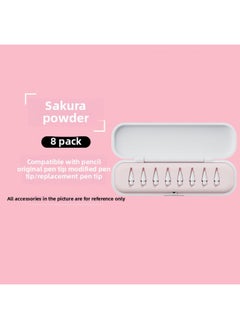 For Applepencil Nib Storage Box Universal Nib Box Apple 1/2/USB-C/Pro Generation Nib Box-Color:Pink (pack Of 8) Including Color Box