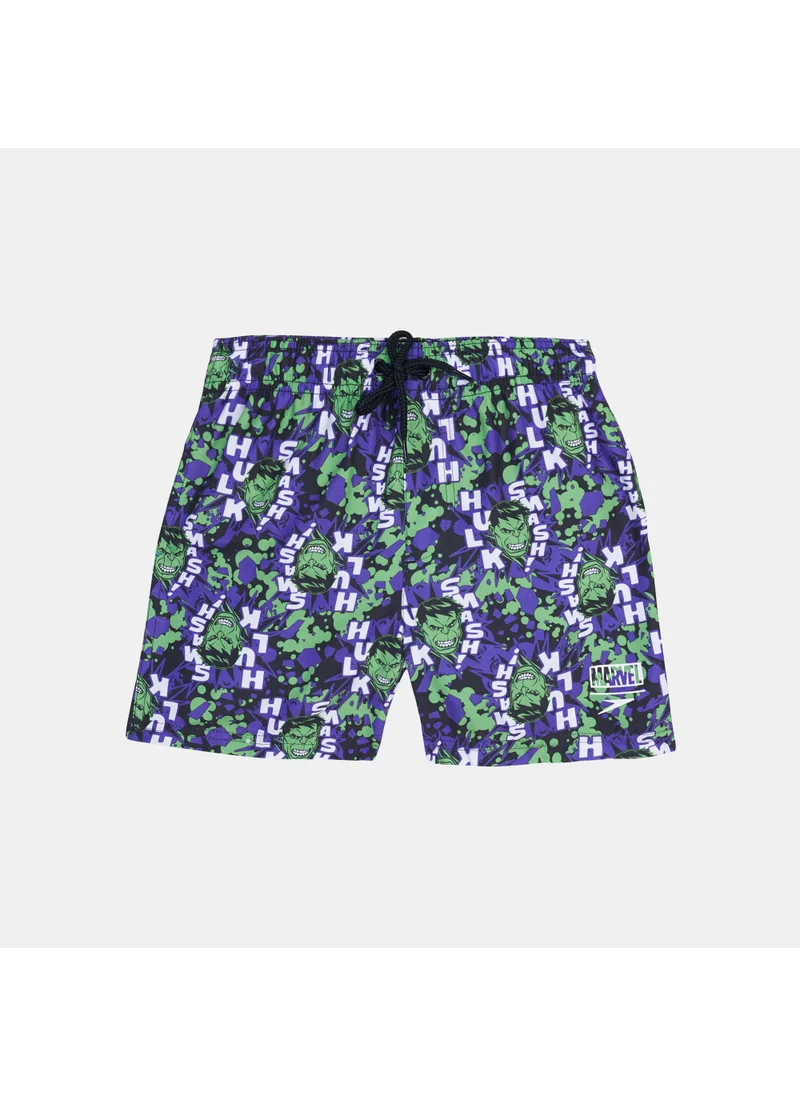 speedo Kids' Marvel Print 13-Inch Swimming Shorts