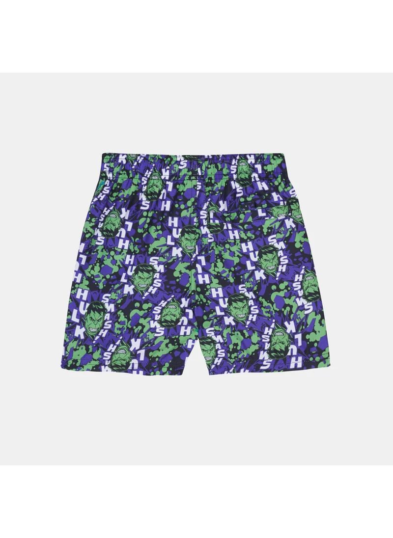 speedo Kids' Marvel Print 13-Inch Swimming Shorts