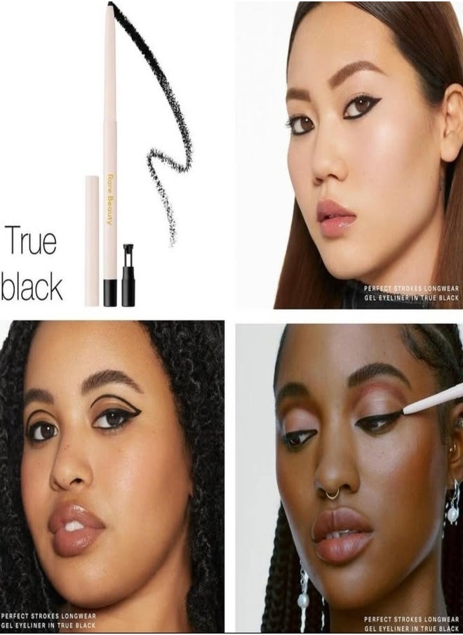 Rare Beauty Rare Beauty by Selena Gomez Perfect Strokes Longwear & Waterproof Gel Eyeliner True Black - Black 0.25g  - Image 2