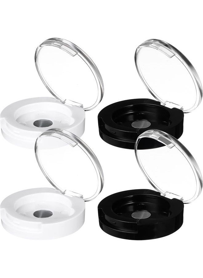Beaupretty - Round Magnets Round Magnets 4pcs Empty Eyeshadow Palette Single Magnetic Palette Container Small Makeup Subpackaging Case Circle Magnets Circle Magnets - Image 1