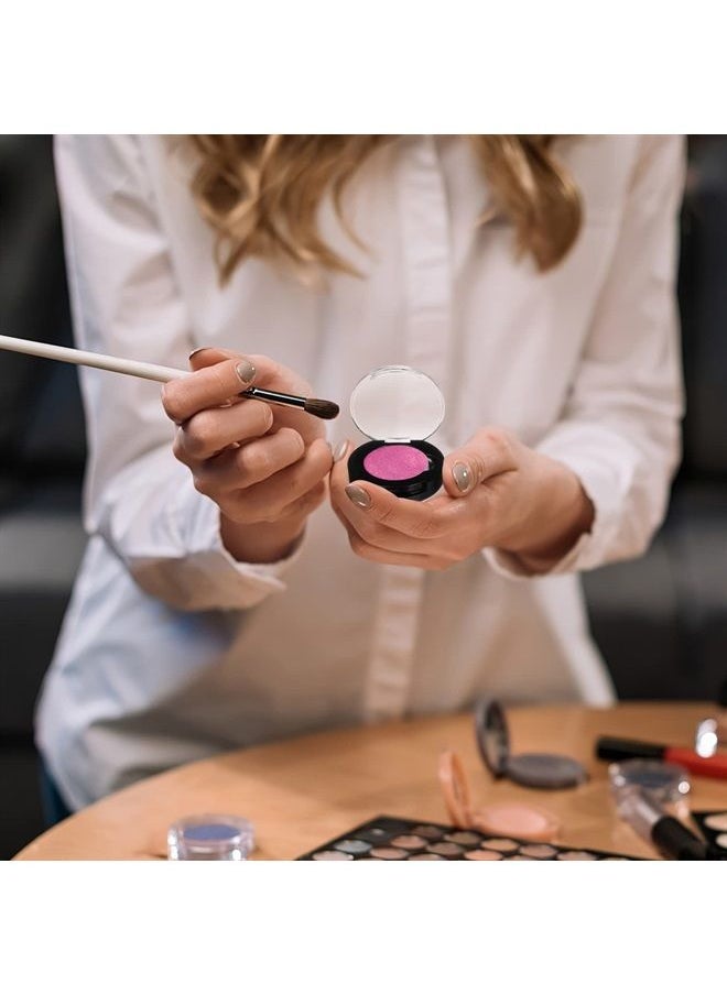Beaupretty - Round Magnets Round Magnets 4pcs Empty Eyeshadow Palette Single Magnetic Palette Container Small Makeup Subpackaging Case Circle Magnets Circle Magnets - Image 1