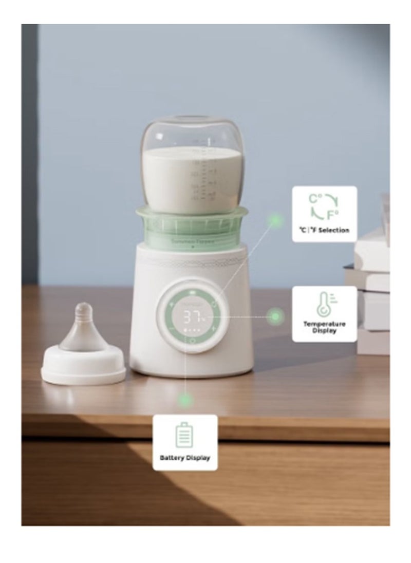 Momcozy - Portable Bottle Warmer for Travel, Double Leak-Proof Travel Bottle Warmer with Fast Heating, Safety Material Baby Bottle Warmer for Dr. Brown, Philips Avent, Medala, Tommee Tippee, Comotomo - Image 1
