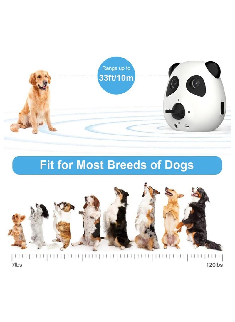 Outdoor Bark Control Device, Upgraded Ultrasonic Anti Barking Device , Stop Dog Barking Deterrent Rechargeable Sonic Bark Deterrents Safe for Small Large Dogs