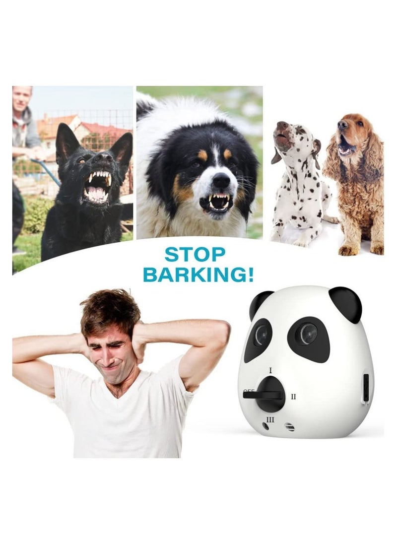 Outdoor Bark Control Device, Upgraded Ultrasonic Anti Barking Device , Stop Dog Barking Deterrent Rechargeable Sonic Bark Deterrents Safe for Small Large Dogs