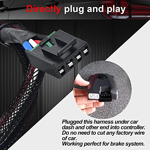 RED WOLF موصل سلك التحكم في الفرامل RED WOLF لسيارات 2014-2020 GM شيفروليه سيلفرادو GMC كاديلاك إسكاليد للجر والجرار RV - Image 4