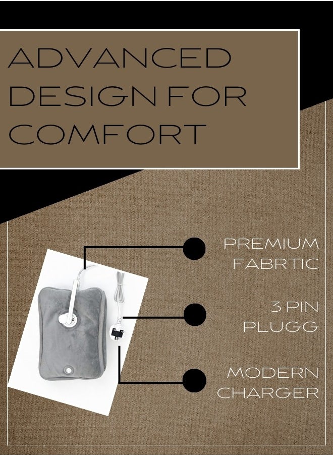 Breeze & Ripples Breeze & Ripples 1350ml Electric rechargeable heating water bags for pain relief  - Image 3