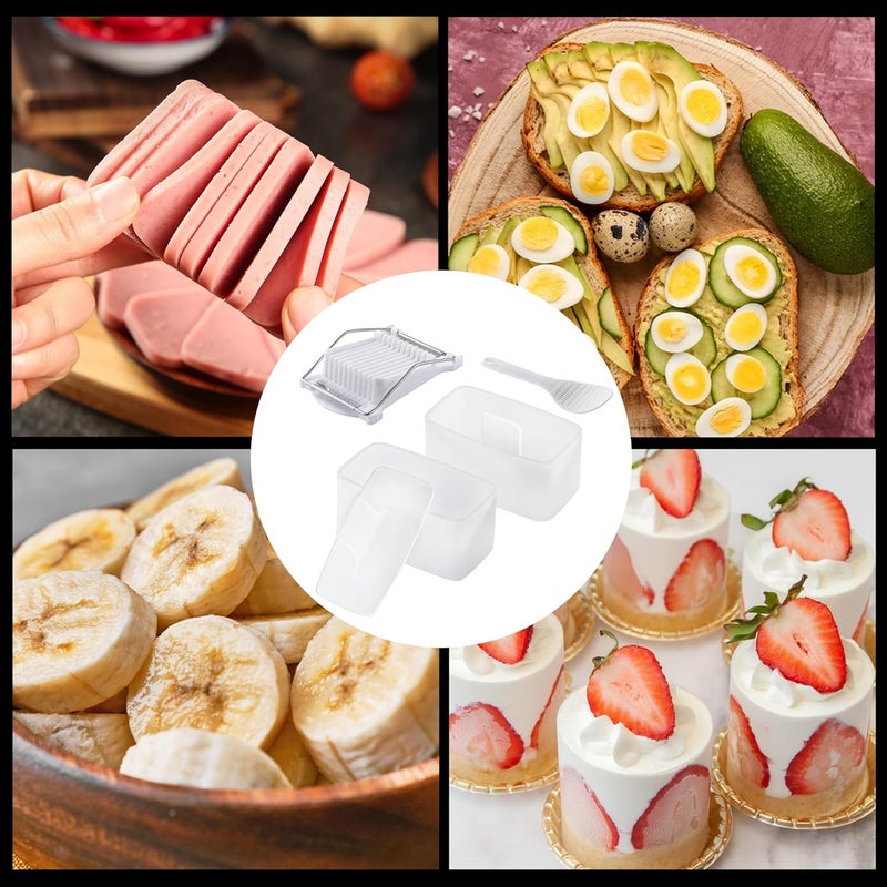 COKUMA 2PCS Spam Musubi Press Mold Kit, Spam Musubi Mold with Meat Spam Slicer and Rice Paddle, Create Authentic Hawaiian Musubi at Home, Great for Personal Use and Hawaii Restaurant - Image 4