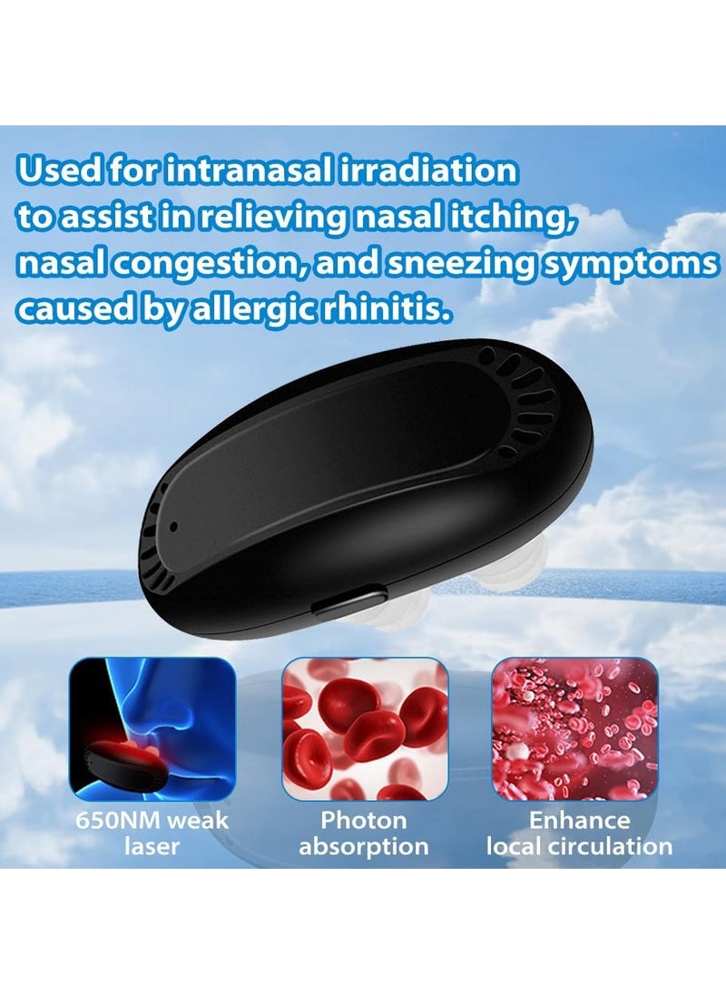 General Breathing Relief Red Light Nasal Therapy, 3 Piece Red Light Nasal Therapy, Red Light Nasal Therapy, Physiotherapy Nasal Calming Device  - Image 5