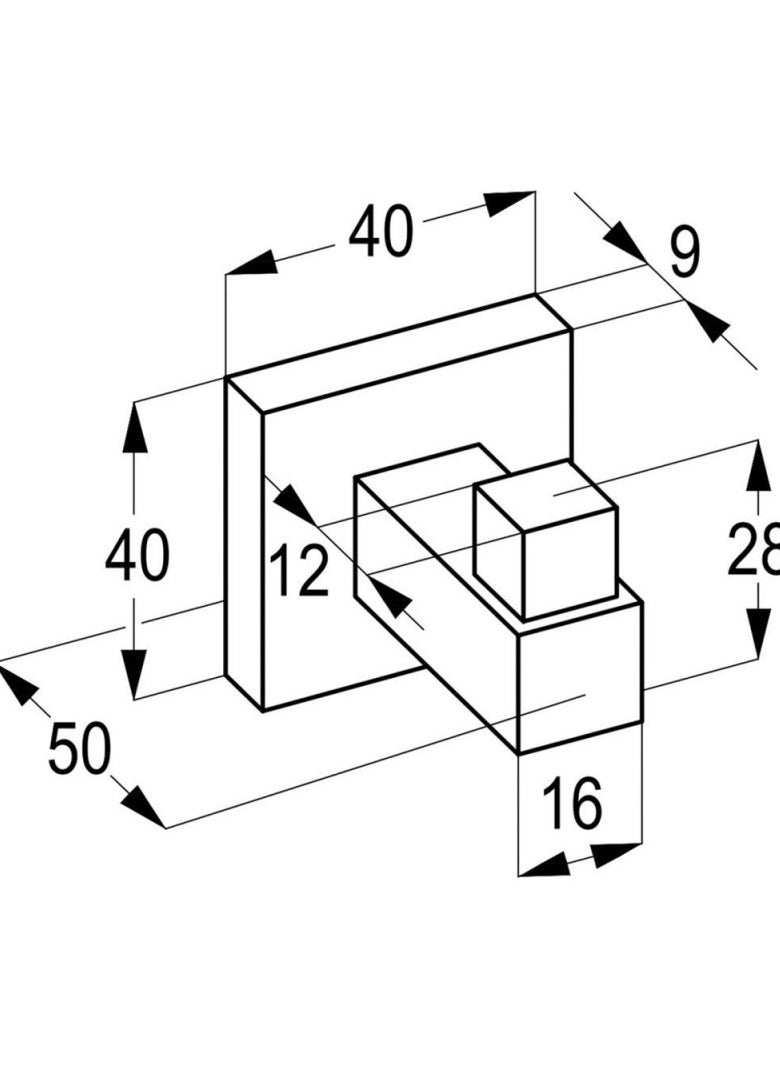 كلودي حامل مناشف 5×4 سم-ذهبي  - Image 2