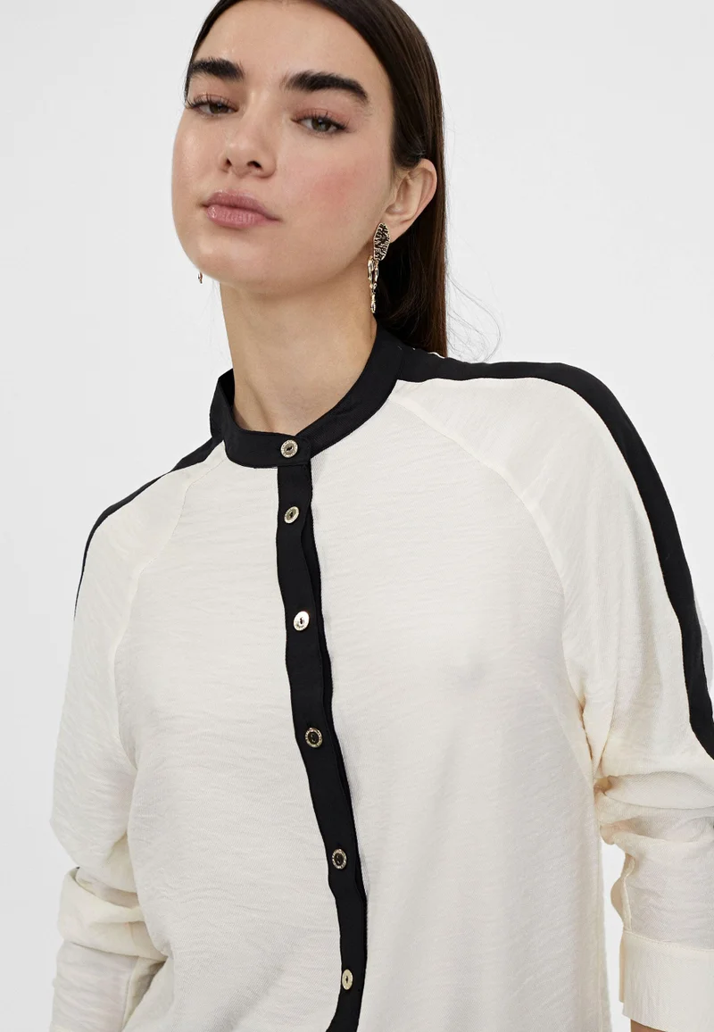 Lola Casademunt Long blouse with sleeve detail