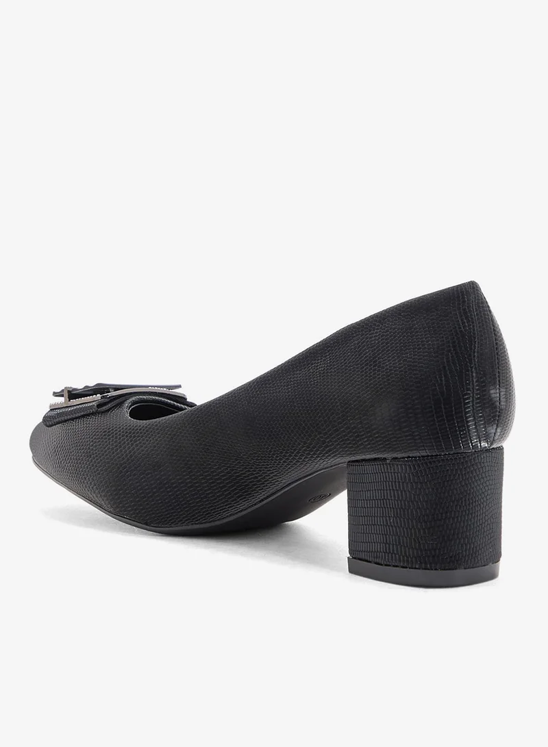 بيتك ستيبس حذاء بكعب بلوك منخفض