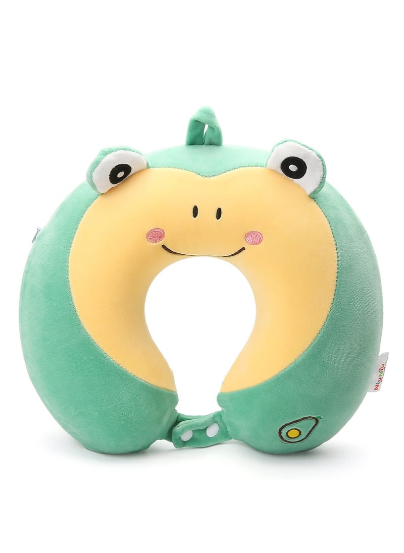 KASTWAVE - Travel Neck Pillow, Memory Foam Neck Pillow Provides Dual Support for Neck and Chin in Any Sleeping Position in Airplane, Car, and Home, Comfortable Travel Pillow, Airplane Travel Accessories - Image 1