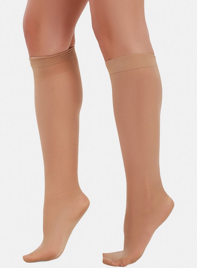 Carina Voile Knee High Socks - Image 1