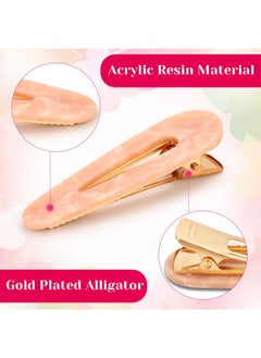 cridoz cridoz 12 Pcs Acrylic Resin Hair Barrettes Hair Clips for Women Hair Accessories  - Image 4