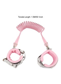 Thoraya MAMBABOBY 1.5M Baby Kids Anti Lost Wrist Leash with Safety Key Lock Toddler Harness (Pink)  - Image 5