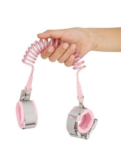 Thoraya MAMBABOBY 1.5M Baby Kids Anti Lost Wrist Leash with Safety Key Lock Toddler Harness (Pink)  - Image 4