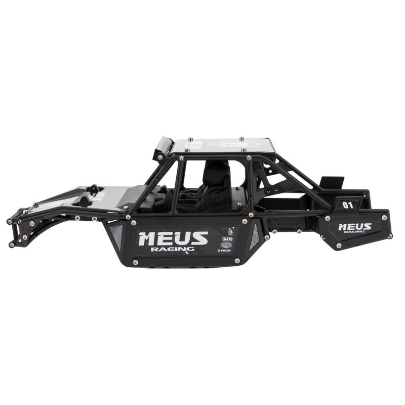 MEUS RACING Mantis24 Body with Roll Cage for Axial 1/24 SCX24 RC Crawler (Black) - Image 5
