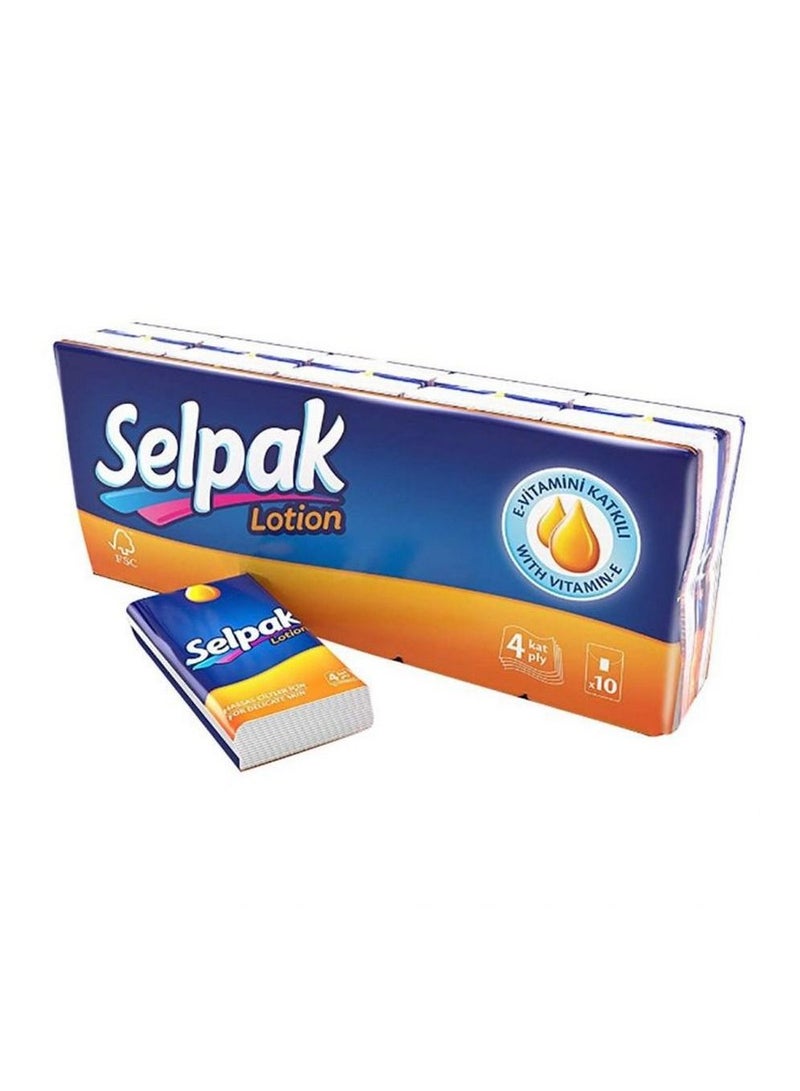 Hanky Lotioned Pack Of 10 Pieces