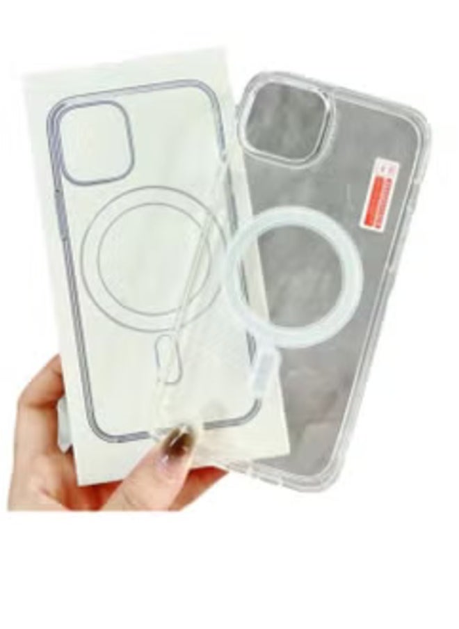 Raxoom "Heavy-Duty Clear Acrylic Magnetic Phone Case with HD Camera Lens Protector for iPhone 16 Series (iPhone 16 Pro)"