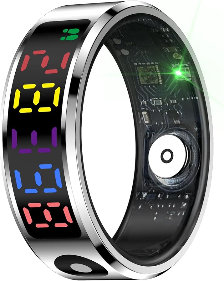 Vbestlife Smart Fitness Tracker Size 8 Stainless Steel Color Screen Gesture Control Step Counter - Image 2