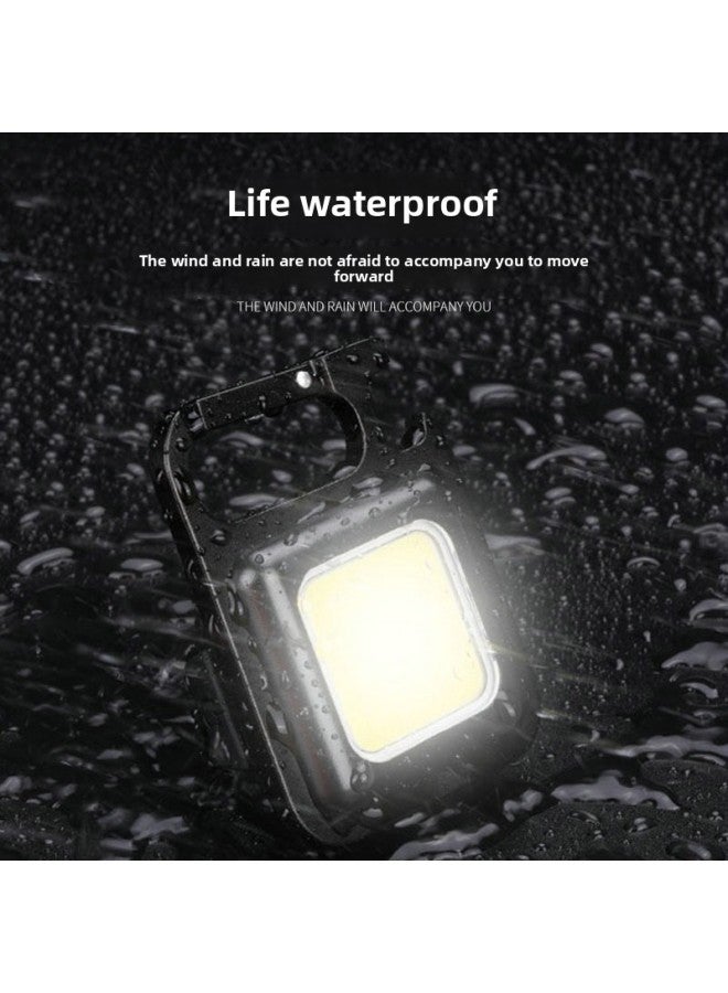 Loquat USB Outdoor Multifunctional Portable COB Mini Portable Work Light Keychain Light Car Repair Light-Color:W5131 (bracket Type) - Image 5