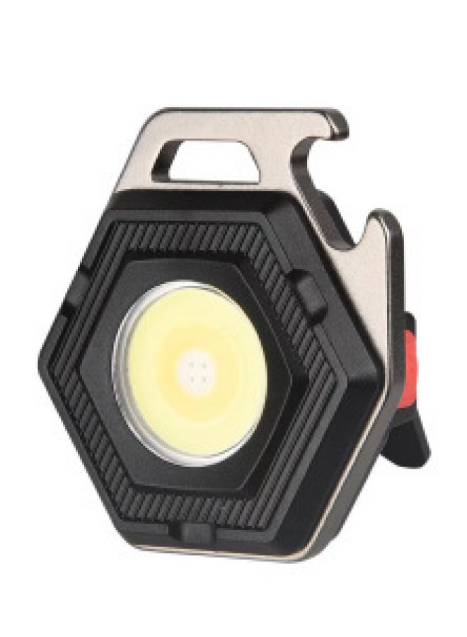 Loquat USB Outdoor Multifunctional Portable COB Mini Portable Work Light Keychain Light Car Repair Light-Color:W5131 (bracket Type) - Image 1