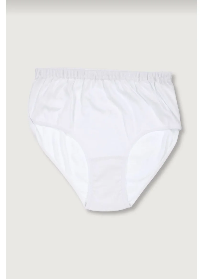 Tutku Passion 922 Women's Ribana Bato Panties 12 Piece White