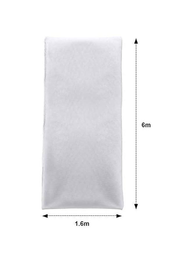 Arabest - Mosquito Netting Garden Insect Mesh Netting Garden Patio Mesh Screen Net Fly Insect Bug Bird Net Barrier for Patio Balcony Porch Gazebo Vegetables Fruits Plant Protection(5.25 x 19.69 ft,White) - Image 1