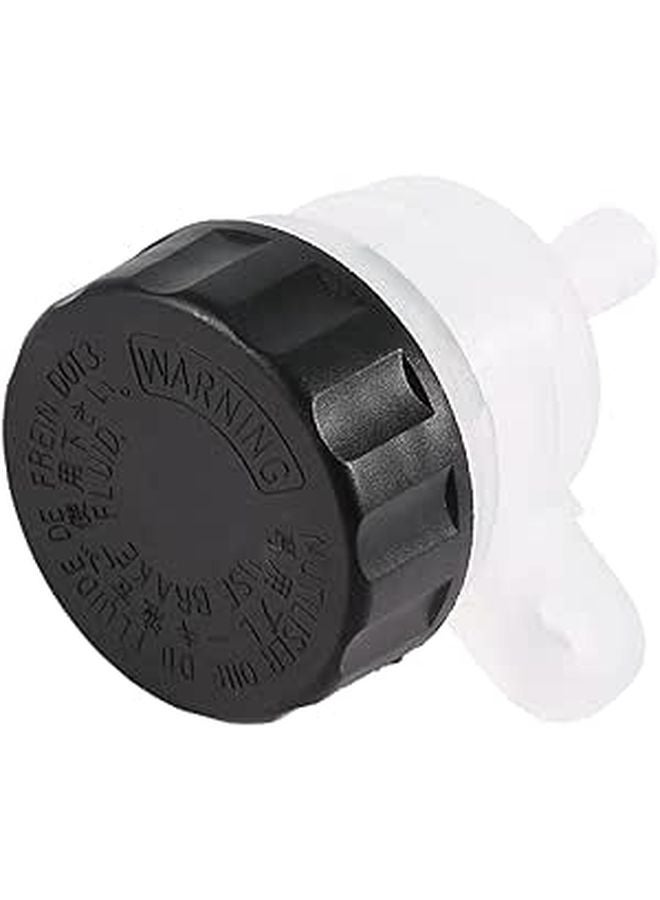 Motorcycle Brake Fluid Reservoir Cup Black ABS For Yamaha SRX600 1986 - Image 1
