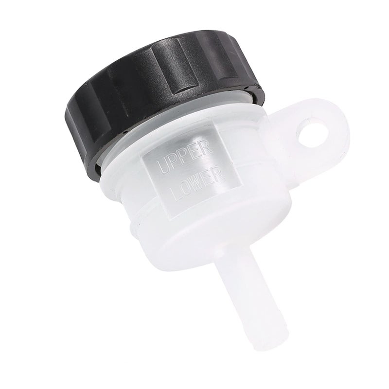 Motorcycle Brake Fluid Reservoir Cup Black ABS For Yamaha SRX600 1986 - Image 4