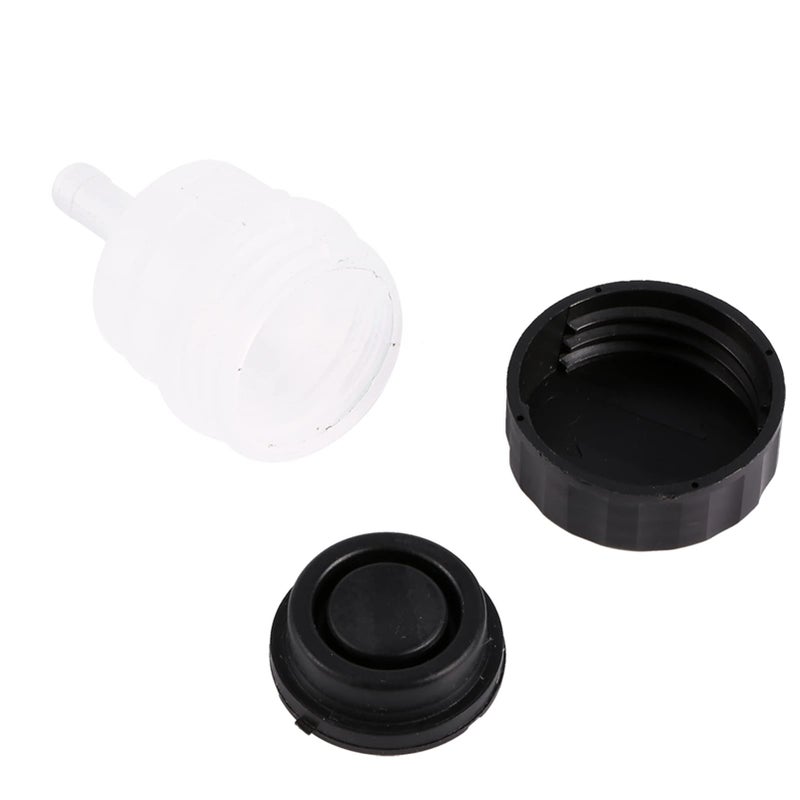 Motorcycle Brake Fluid Reservoir Cup Black ABS For Yamaha SRX600 1986 - Image 5