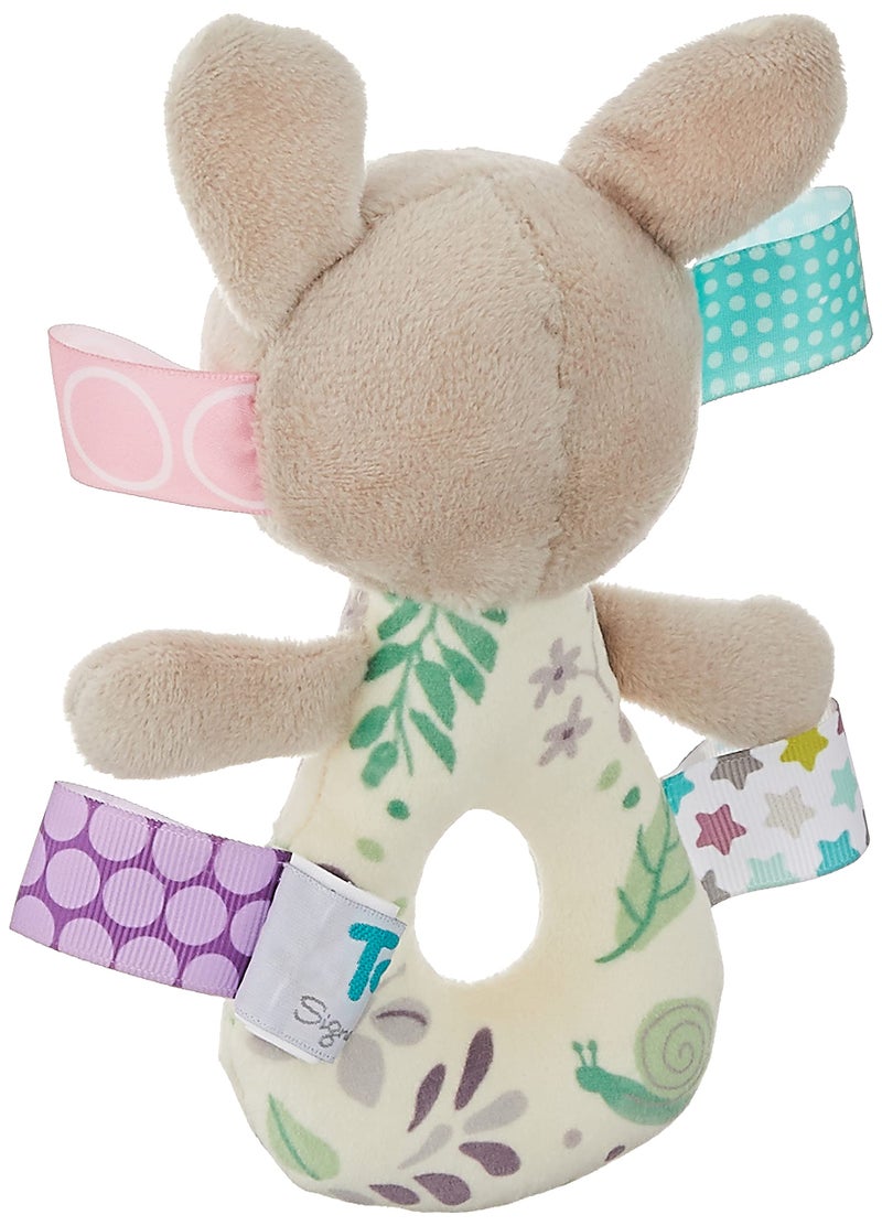 Taggies Embroidered Soft Ring Rattle, Flora Fawn - Image 2