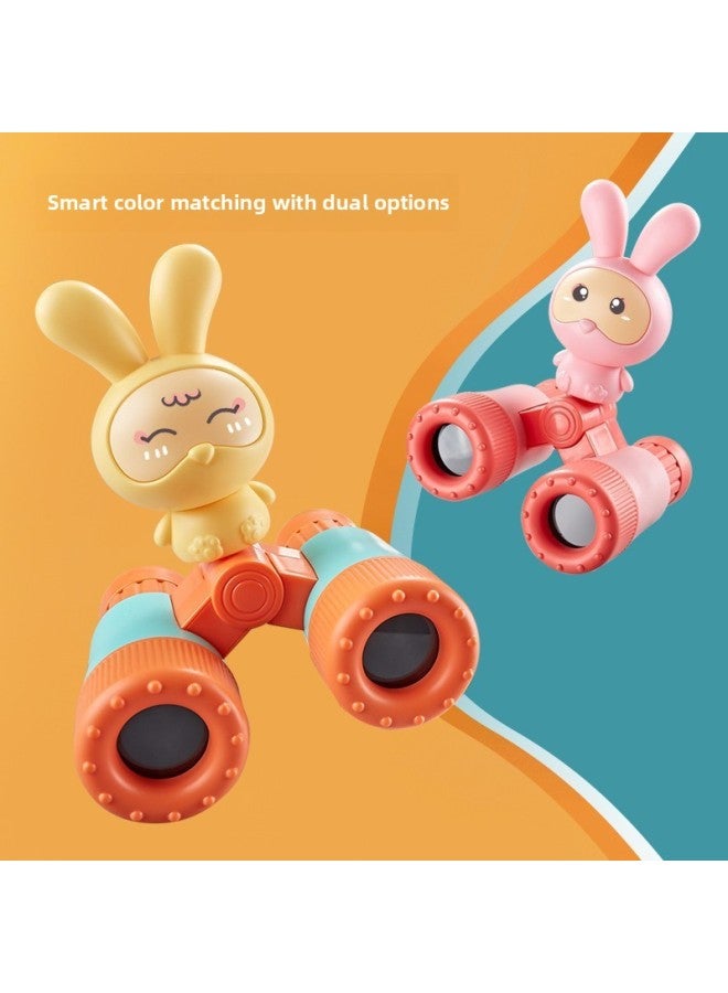 Outdoor Adventure Children's Telescope High-power Mirror Small Portable Binocular Separable Cartoon Whistle 61 Toy-Colors:Telescope-Red [Cartoon Whistle]]  - Image 5