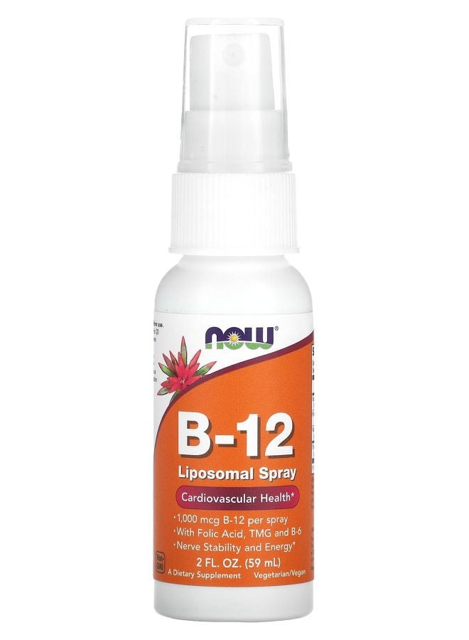 now B-12 Liposomal Spray 1000 mcg 2 fl oz (59 ml)