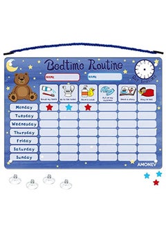 تسوق Amonev وMagnetic Bedtime Routine Chart Reward Chart And Sleep ...