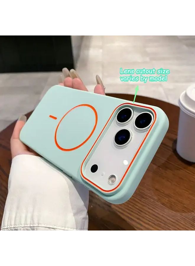 جراب هاتف مغناطيسي رمادي غير لامع لهاتف iPhone 14 Pro، خفيف الوزن، مقاوم للصدمات، وشحن لاسلكي - Image 4